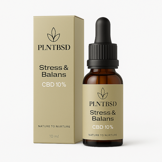 CBD olie 10% – natuurlijk supplement voor Stress & Balans – PLNTBSD